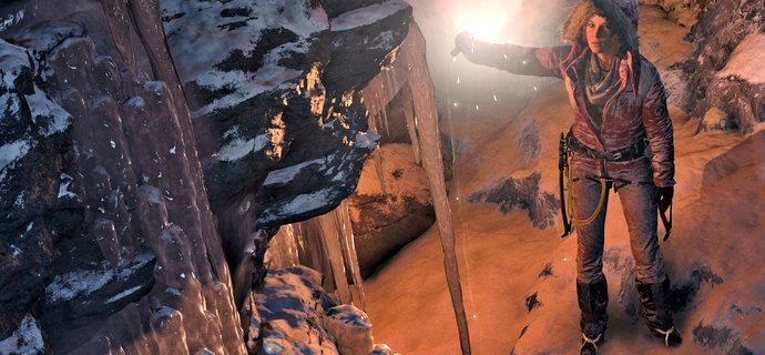 First Rise of the Tomb Raider gameplay shown including tombs