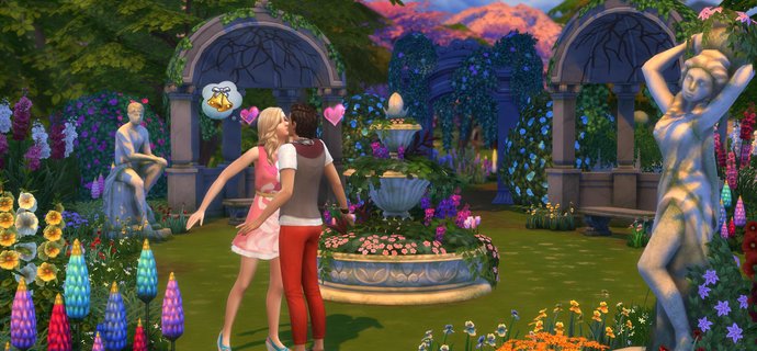 The Sims 4 Romantic Garden Stuff Pack launches next week