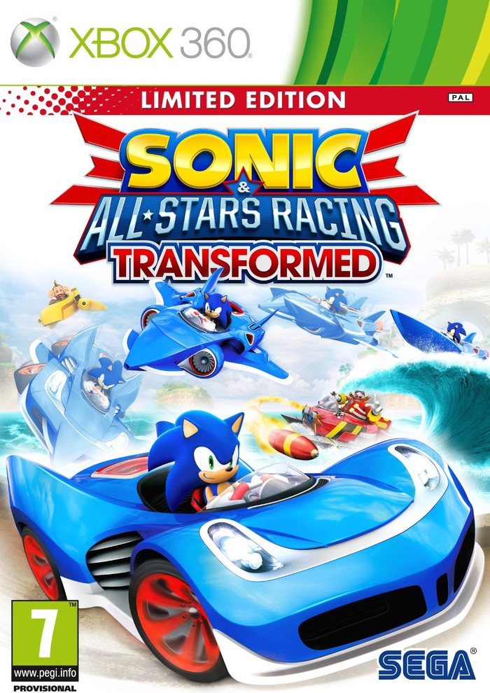 Sonic & All-Stars Racing Transformed boxart