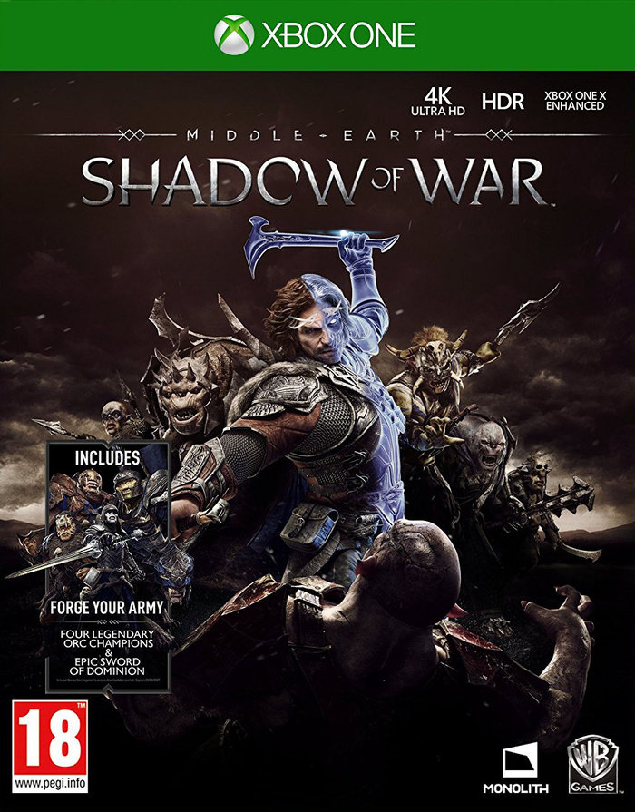 Middle-Earth: Shadow of War boxart