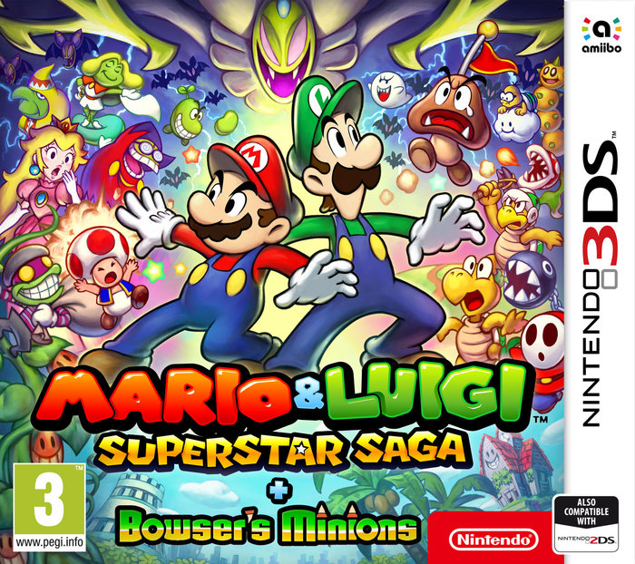 Mario & Luigi: Superstar Saga + Bowser's Minions boxart
