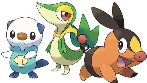 pokemon black and white starters fully. With Pokemon Black and White,
