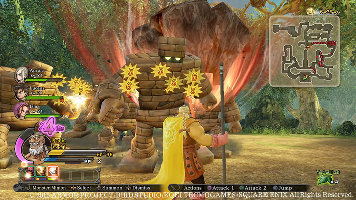 Dragon Quest Heroes The World Trees Woe and the Blight Below Screenshot
