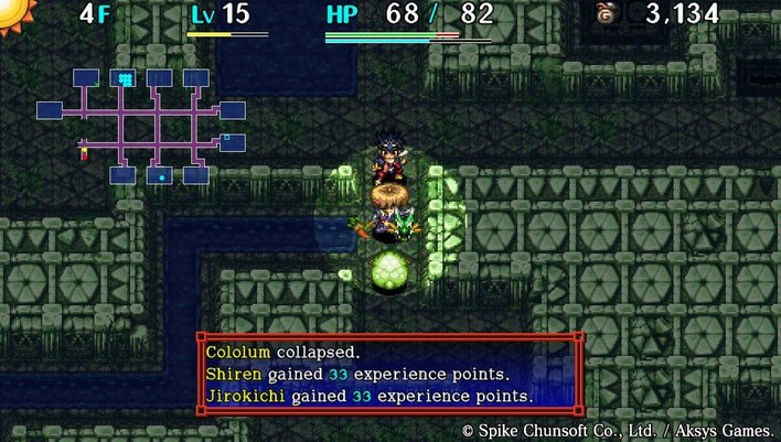 Shiren The Wanderer The Tower of Fortune and the Dice of Fate Screenshot